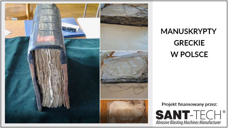 Sant-Tech sp. z o.o. wspiera autorski projekt Manuskrypty greckie w Polsce.
